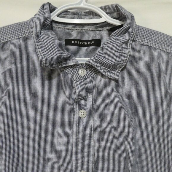 BRITCHES | 2XT | Classic Short Sleeve Button-Up Shirt | Chest Pockets - Picture 4 of 15